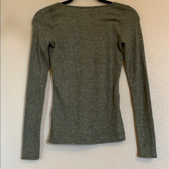 green HOLLISTER long sleeve top - Picture 2 of 2